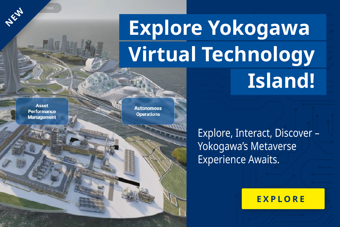Yokogawa Virtual Technology Island - Virtual Showroom Banner 1
